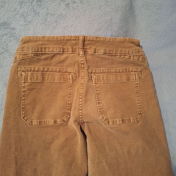 Altar'd State Women Brown Denim Cargo Straight Button-Roll-Up-Leg Size 27 - Picture 13 of 16